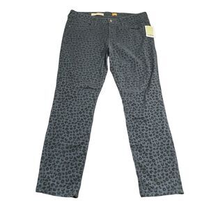 Anthropologie Pilcro and the Letterpress Fit/Stet Pants Size 32 Animal Velvet